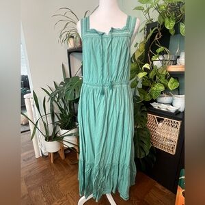 Old Navy Green Boho Maxi Dress